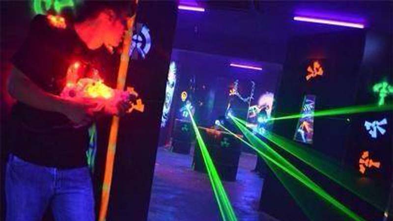 Get out of the house and get active with three games of laser tag at Dunedin’s Megazone.